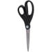 Universal UNV92009 8" Stainless Steel Economy Scissors with Black Straight Handle Main Thumbnail 2