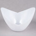 Fineline 6302-WH Tiny Temptations 3 1/2" x 2 5/8" Tiny Tureens White Plastic Bowl - 240/Case Main Thumbnail 2