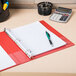 Universal UNV31403 Red Economy Non-Stick Non-View Binder with 1" Round Rings Main Thumbnail 10