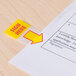 Universal UNV99005 1" x 1 3/4" Yellow / Red "Sign Here" Arrow Page Flag with Dispenser   - 2/Pack Main Thumbnail 9