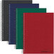 National 31364 9 1/2" x 6 3/8" Assorted Color College Rule 3 Subject Wirebound Notebook - 120 Sheets Main Thumbnail 2