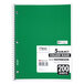 Mead 06780 8" x 11" Assorted Color College Rule 5 Subject Spiral Bound Notebook - 200 Sheets Main Thumbnail 1