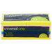 A Universal box of 3" x 3" assorted neon color self-stick notes.