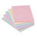 Universal UNV35616 4" x 6" Lined Assorted Pastel Color Self-Stick Notes 100 Sheets - 5/Pack Main Thumbnail 6