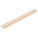 Universal UNV59021 Flat Wood Ruler with Double Metal Edge - 1/16" Standard Scale Main Thumbnail 3