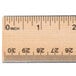 Universal UNV59021 Flat Wood Ruler with Double Metal Edge - 1/16" Standard Scale Main Thumbnail 6