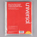 Universal UNV21128 8 1/2" x 11" Clear Heavy Weight Top-Load Sheet Protector, Letter - 50/Pack Main Thumbnail 2