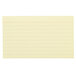 Universal UNV47216 3" x 5" Assorted Color Ruled Index Cards - 100/Pack Main Thumbnail 4