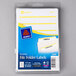 Avery® 05209 11/16" x 3 7/16" White / Yellow Rectangular Write-On / Printable 1/3 Cut File Folder Labels - 252/Pack Main Thumbnail 2