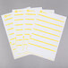 Avery® 05209 11/16" x 3 7/16" White / Yellow Rectangular Write-On / Printable 1/3 Cut File Folder Labels - 252/Pack Main Thumbnail 4
