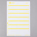 Avery® 05209 11/16" x 3 7/16" White / Yellow Rectangular Write-On / Printable 1/3 Cut File Folder Labels - 252/Pack Main Thumbnail 5