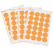 Avery® 5471 3/4" Neon Orange Round Removable Write-On / Printable Labels - 1008/Pack Main Thumbnail 3