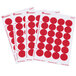Avery® 5466 3/4" Red Round Removable Write-On / Printable Labels - 1008/Pack Main Thumbnail 3