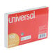 A box of 100 Universal white index cards.