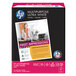 Hewlett-Packard 112000CT 8 1/2" x 11" White Case of 20# Multipurpose Paper - 5000 Sheets Main Thumbnail 1