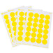 Avery® 5462 3/4" Yellow Round Removable Write-On / Printable Labels - 1008/Pack Main Thumbnail 3