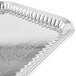Vollrath 82166 Esquire 18" x 12" Rectangular Fluted Stainless Steel Tray Main Thumbnail 6