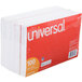 Universal UNV47240 5" x 8" White Unruled Index Cards - 100/Pack Main Thumbnail 5