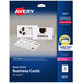 Avery® 2" x 3 1/2" Matte White Micro-Perforated Business Cards - 250/Pack Main Thumbnail 1