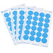 Avery® 5461 3/4" Light Blue Round Removable Write-On / Printable Labels - 1008/Pack Main Thumbnail 3