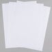 A stack of three white rectangular Avery laser address label sheets.