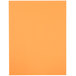 Astrobrights 22851 8 1/2" x 11" Cosmic Orange Pack of 65# Smooth Color Paper Cardstock - 250 Sheets Main Thumbnail 5