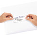 Avery® 58163 2" x 4" White Repositionable Mailing Address Labels - 250/Pack Main Thumbnail 2
