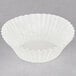 Hoffmaster 1 1/2" x 1" White Fluted Baking Cup - 10000/Case Main Thumbnail 2