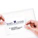 Avery® 58164 3 1/3" x 4" White Repositionable Shipping Labels - 150/Pack Main Thumbnail 2
