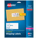 Avery® 18163 TrueBlock 2" x 4" White Shipping Labels - 100/Pack Main Thumbnail 1