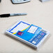 Avery® 5144 2 1/3" x 3 3/8" Printable Self-Adhesive Name Badges with Blue Border - 100/Pack Main Thumbnail 4