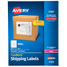Avery® 5165 8 1/2" x 11" White Full Sheet Shipping Labels - 100/Box Main Thumbnail 2