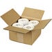 A white box with four rolls of Avery 4" x 6" shipping labels inside.