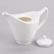 A white Royal Rideau porcelain teapot with a lid.