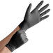 Lavex Industrial Nitrile 5 Mil Thick Powder-Free Textured Gloves - Medium - Box of 100 Main Thumbnail 4