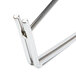A close-up of a pair of Metro Erecta Shelf metal support brackets.