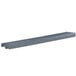 Cambro VBRR5191 5' Granite Gray Tray Rail for Versa Food Bars and Work Tables Main Thumbnail 1