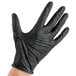 Lavex Industrial Nitrile 5 Mil Thick Powder-Free Textured Gloves - Large