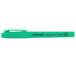 A Universal fluorescent green highlighter pen with a pocket clip.