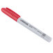 A Universal red bullet tip permanent marker.