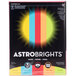 Astrobrights 22999 8 1/2" x 11" Assorted Case of 24# Smooth Color Copy Paper - 2500 Sheets Main Thumbnail 4