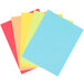 Astrobrights 22999 8 1/2" x 11" Assorted Case of 24# Smooth Color Copy Paper - 2500 Sheets Main Thumbnail 5