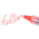 Uni-Ball 60139 Vision Red Ink with Gray Barrel 0.7mm Roller Ball Waterproof Stick Pen - 12/Box Main Thumbnail 6