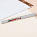 Uni-Ball 60139 Vision Red Ink with Gray Barrel 0.7mm Roller Ball Waterproof Stick Pen - 12/Box Main Thumbnail 8