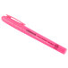 A Universal pink highlighter pen with a black tip.