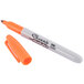 Sharpie 30006 Orange Fine Point Permanent Marker - 12/Box Main Thumbnail 4
