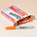 Sharpie 30006 Orange Fine Point Permanent Marker - 12/Box Main Thumbnail 1