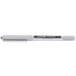 Uni-ball 60126 Vision Black Ink with Gray Barrel 0.7mm Roller Ball Waterproof Stick Pen - 12/Box Main Thumbnail 2