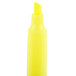 A Universal fluorescent yellow chisel tip pen style highlighter.