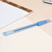 Bic GSM11BE Blue Medium Point 1mm Round Stic Ballpoint Pen - 12/Pack Main Thumbnail 9